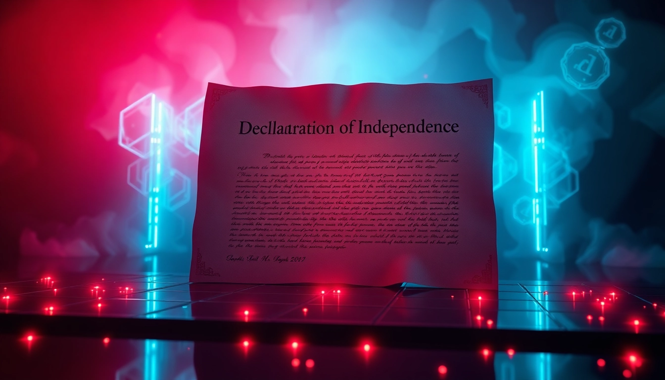 Google Ad: Declaration of Independence Drafted with AI - Technology Conference Coverage